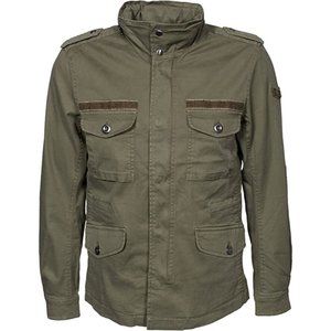 DIESEL MENS J-CHIKA MILITARY JACKET COAT OLIVE GREEN SIZE MEDIUM